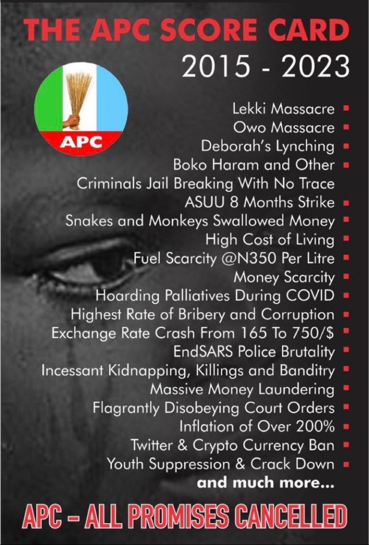 I am a law-abiding citizen who's only fighting for a better Nigeria 
Please retweet this for the world to see #saynotoAPC
#wearetiredofAPC 
#RevolutionNow 
#ElectionResults 
#RestoreOurMandateINEC