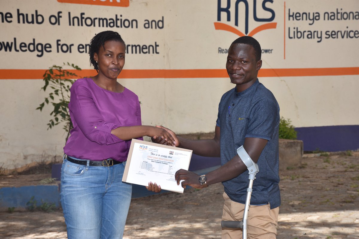 knlsmedia's tweet photo. The Kenya National Library Service, in collaboration with the Ministry of Education and the Digital Opportunity Trust (DOT), aims to spread awareness of digital literacy throughout the nation. @Dollydearest @JoanneNjogu https://t.co/fGsaDVYNbe