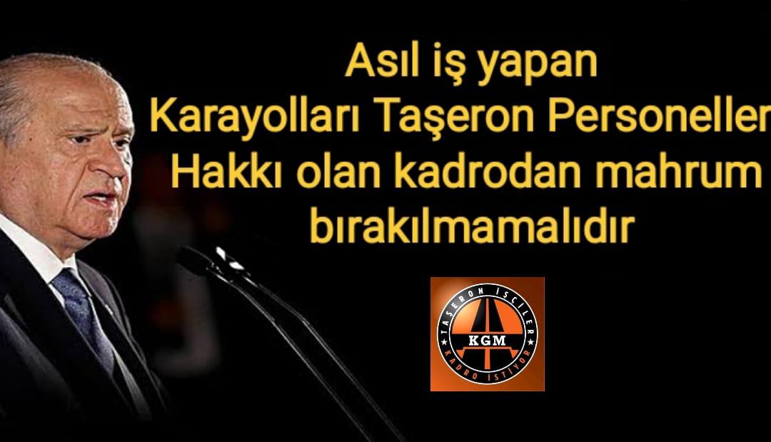 Kabineden TaşeronaKadro Ayrım son bulsun adalet gelsin artık
