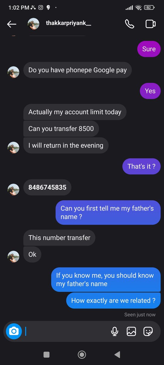 keyurthakkarRF's tweet photo. @MumbaiPolice : this account is hacked and asking for money. The number is mentioned in the screenshot

Number: 8486745835 https://t.co/VXStGJ9594