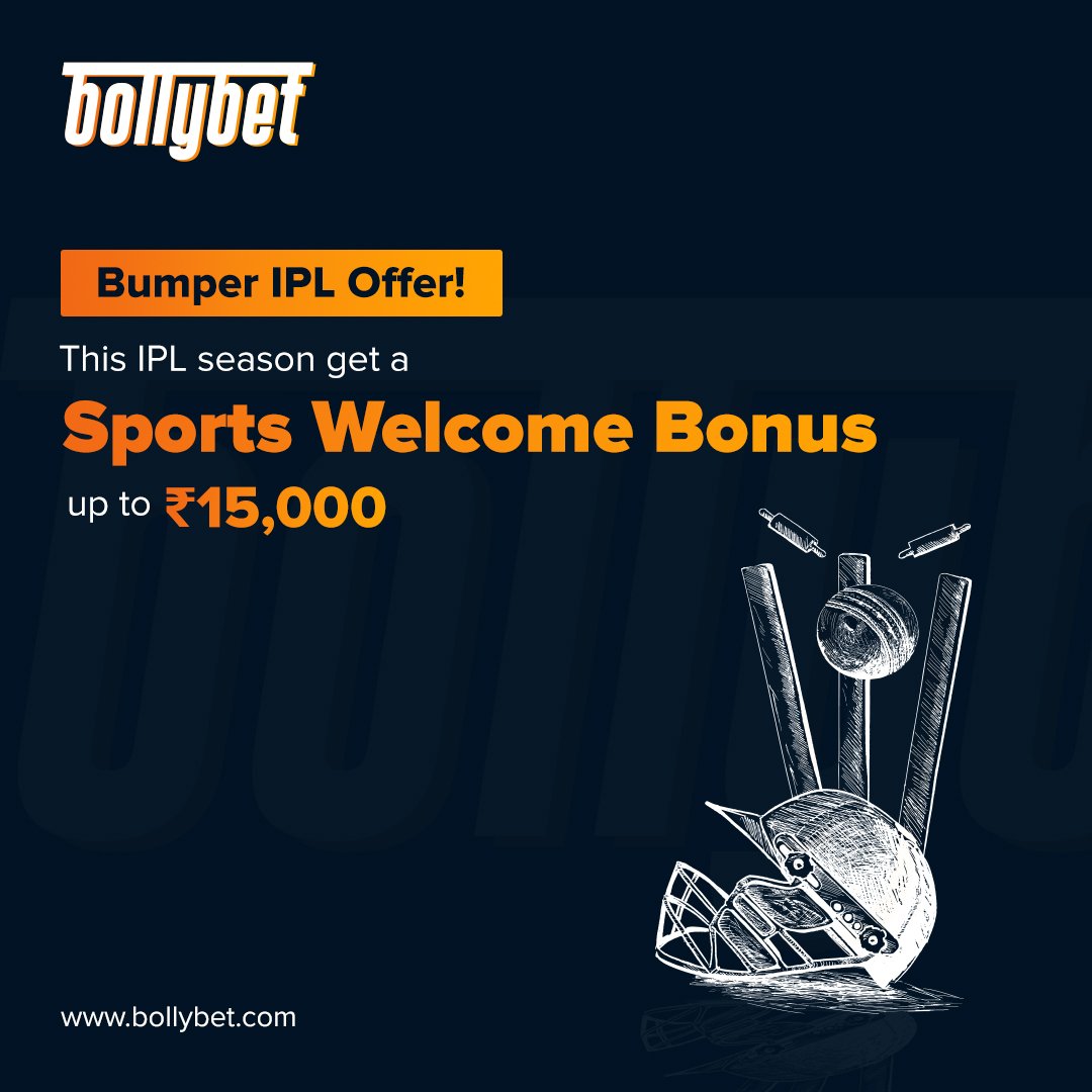 bollybet_online's tweet image. Avail 300% Sports Welcome Bonus up to ₹ 15,000 
on your first two deposits.

Enter now for a chance to win it :
bollybet.com/khelo-aur-jeeto

#SportsWelcomeBonus #WelcomeOffer #ipl2023 #iplgames #iplseason #Sportsbetting #ipl #casinogame #bollybet #casino #casinoonline #casinonight