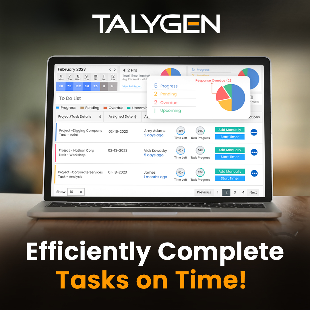 TalygenInc's tweet image. Talygen’s employee task management software features smart task prioritization to effectively schedule your tasks and meet deadlines on time.
Contact us today to learn more!
talygen.com/Online-Employe…

#employeetaskmanagementsoftware #employeetasktracking #employeetaskmanagement
