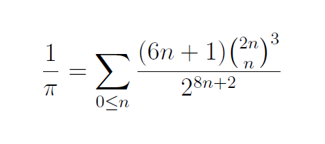 seriesbot_q's tweet photo. No. 1, Ramanujanによる1/πの表示 https://t.co/vE5xKXwrLi https://t.co/hpuJFqM8kz