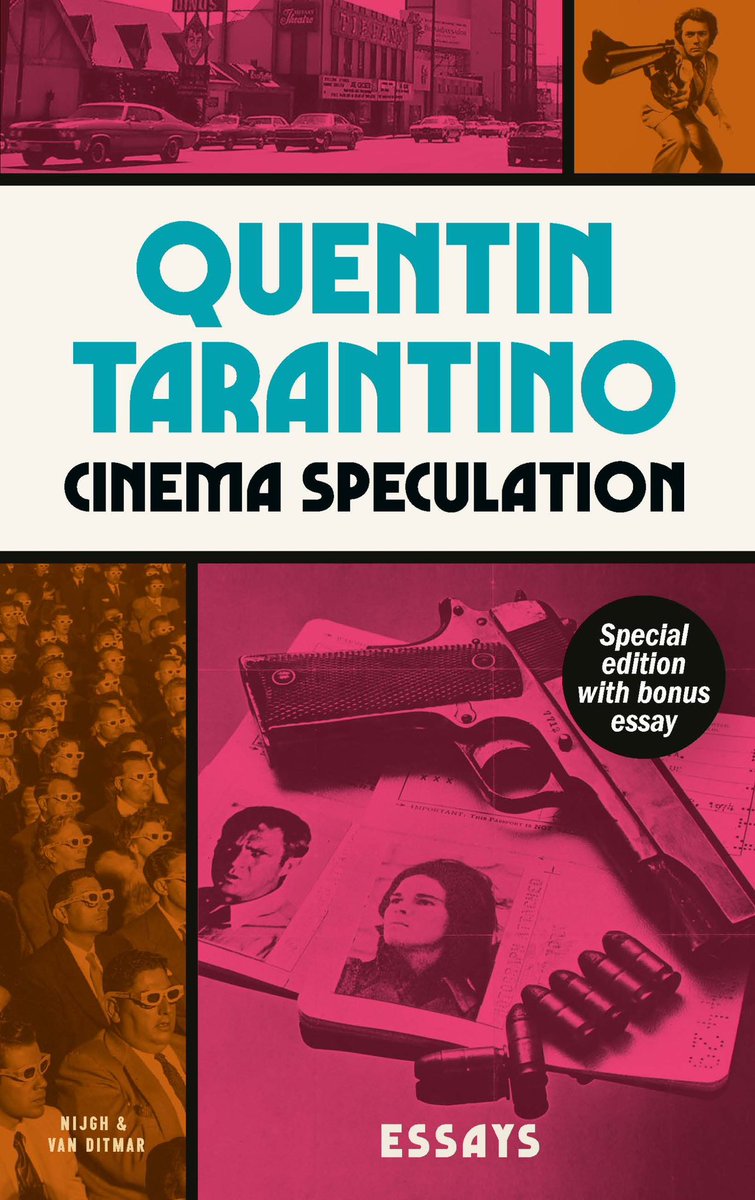 Oh yes! Vanmiddag om 16.30 uur signeert Quentin Tarantino zijn boek “Cinema Speculation” bij <a href="/Athenaeum/">Athenaeum Boekhandel</a> op het Spui. QT signeert alleen boeken, dus laat uw posters, shirts, elpees, pannenlappen en andere merch thuis.  Meer over het boek hier: ovgmanagement.com/quentin-tarant…
