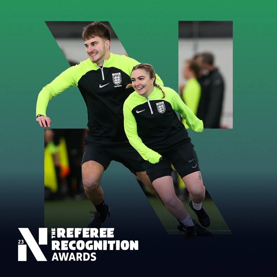It's the first ever national REFEREE RECOGNITION AWARDS ⚽️🏆

What better way to celebrate our fantastic referees than with a national award?

We’ve lots of awards in lots of different categories, so get nominating today! 👇

eng.football/qLNOpk

#RefereeRecognitionAwards23