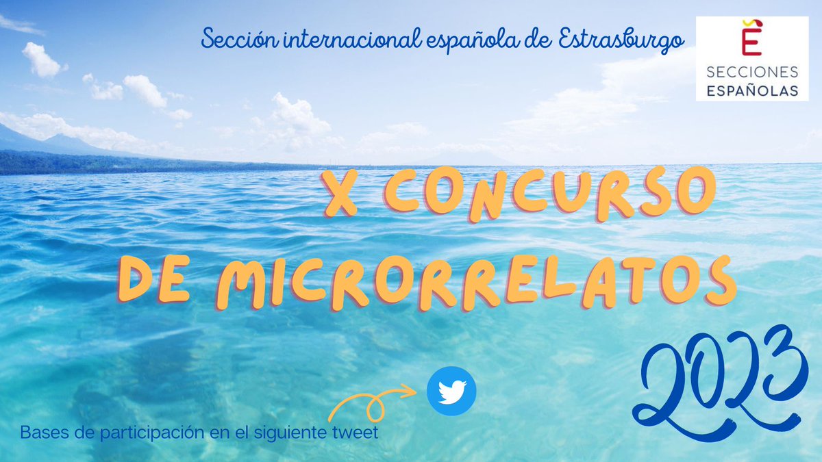 SEstrasburgo's tweet image. 🗣 Ya llegó nuestro tradicional concurso de microrrelatos✍️. ¿Cuál  será  el tema de este año? 🤔 #AEEE #escribirenespañol #sectionsinternationalesespagnoles