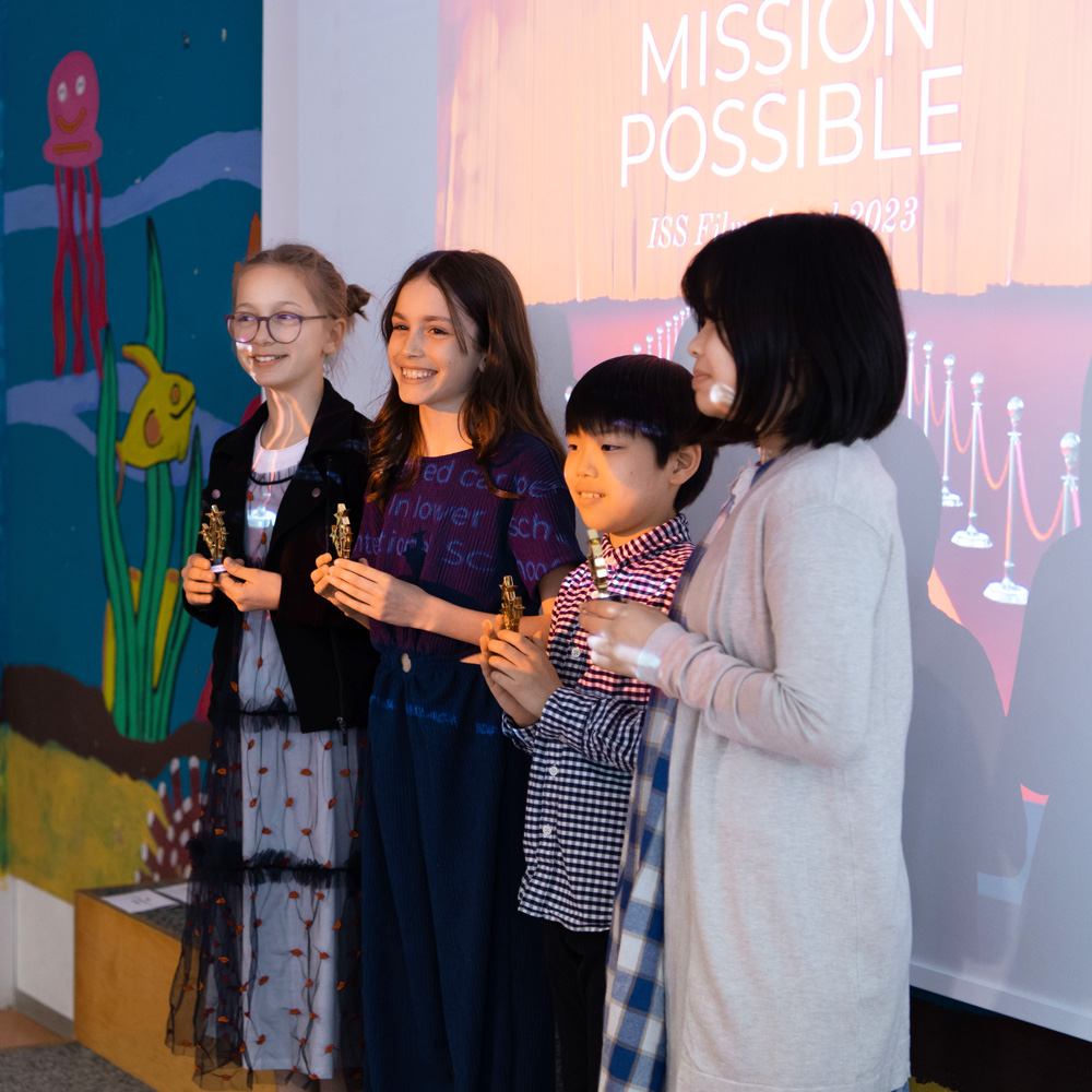 Students in Grade 5 have created short claymation films exploring various social aspects of a potential future colony on Kepler 22b. These short films were combined to form a final, cohesive movie named Mission Possible and voted on at the first ISS Film Award Ceremony. #inspire