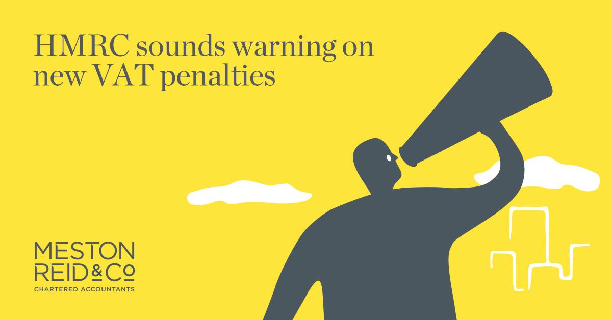 MestonReid's tweet photo. #HMRC is reminding VAT-registered businesses to file their #VAT returns and pay on time ahead of new penalties being applied. 
New penalties will be 'fairer and more proportionate' for businesses who submit their VAT returns or pay their VAT late. 

https://t.co/nWIeYJ9jwJ https://t.co/j6yAgAAGmF