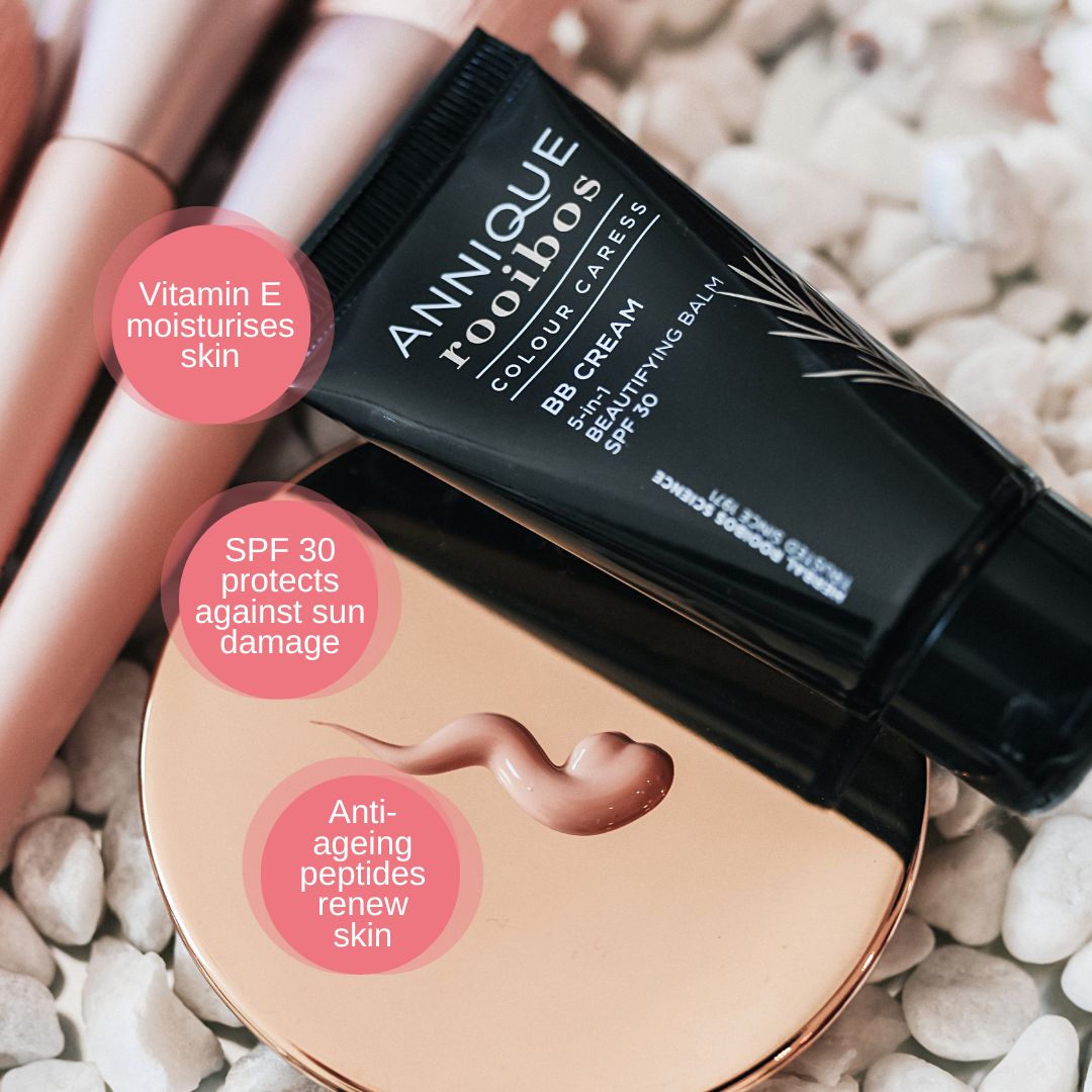 Let's talk 𝐁𝐁 𝐂𝐑𝐄𝐀𝐌!✨ A cream so versatile that you can use it as a 𝐦𝐨𝐢𝐬𝐭𝐮𝐫𝐢𝐬𝐞𝐫 or as your 𝐜𝐨𝐧𝐜𝐞𝐚𝐥𝐞𝐫 before your makeup🎀  It's the 𝐩𝐞𝐫𝐟𝐞𝐜𝐭 𝐚𝐝𝐝𝐢𝐭𝐢𝐨𝐧 to your skincare regimen😍   

#Annique #Rooibos #MakeupMonday #Makeup #BBCream