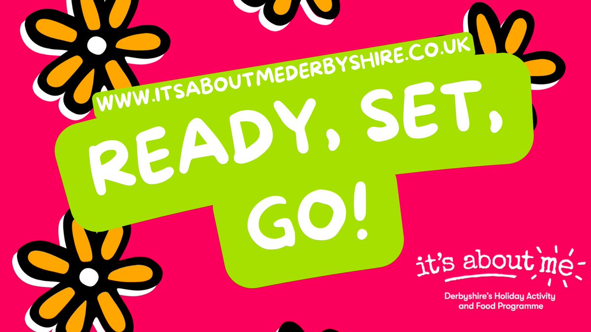 The It’s About Me Holiday Activity and Food programme starts today! We look forward to welcoming you to our sessions across Derbyshire and hope you have a healthy, happy school holiday! #ItsAboutMe #HolidayActivities #Derbyshire #HealthyHolidays