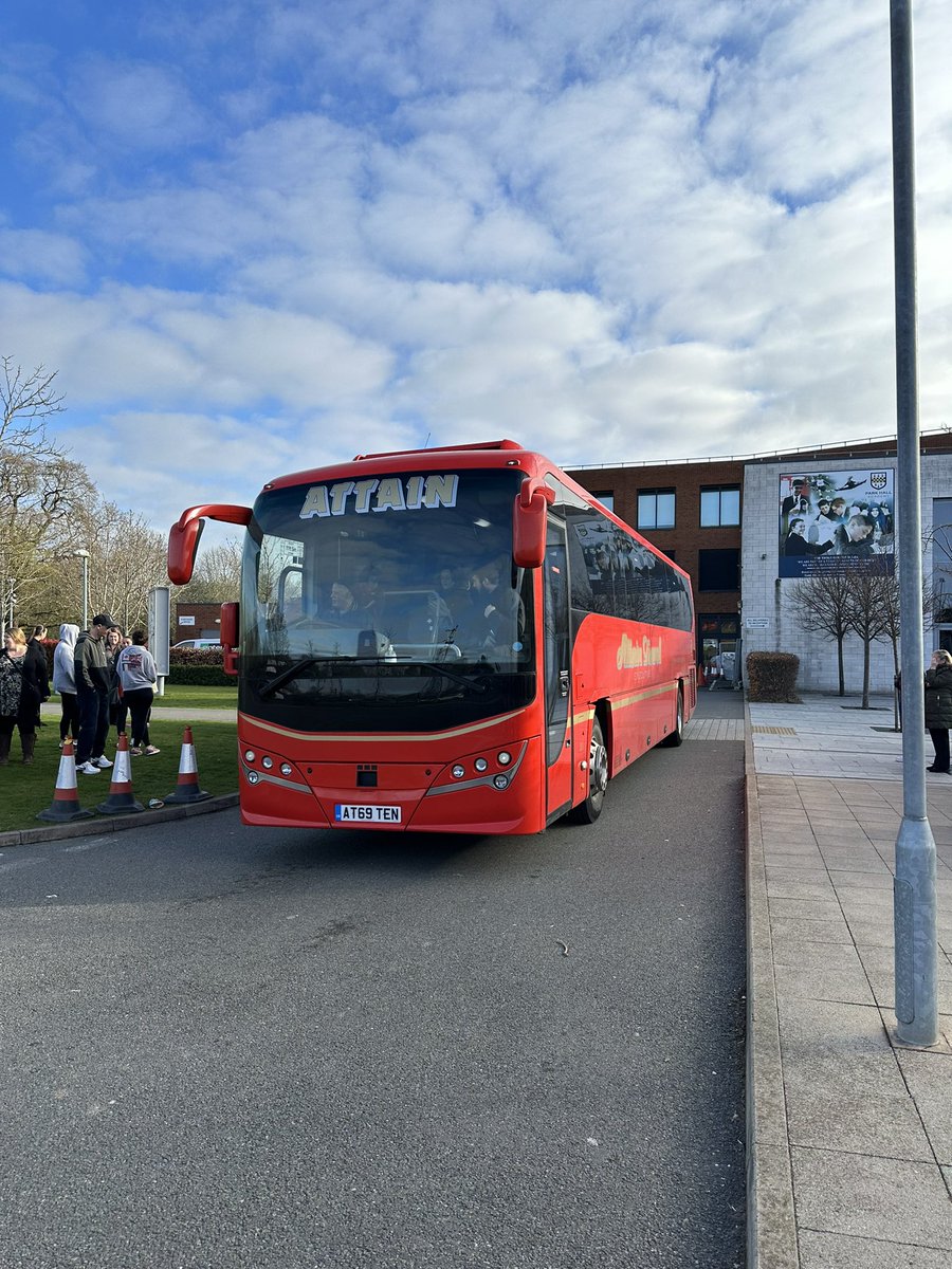 Year 8 have officially left for their week away <a href="/OutwardBoundUK/">The Outward Bound Trust</a> at the <a href="/UllswaterCentre/">Outward Bound Ullswater and Howtown</a> in the Lake District! Have a great time!