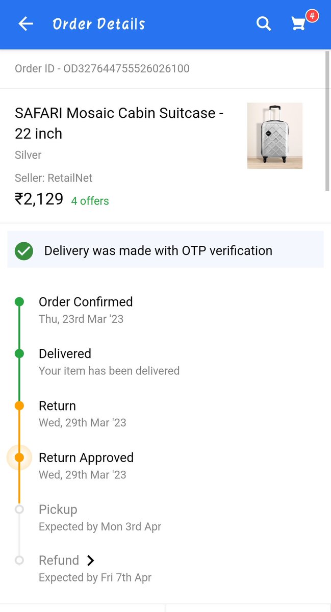 NISHANT27091997's tweet photo. @flipkart_com I ordered this product but got different then I returned this product but yet not picked by Flipkart card.very poor performance by Flipkart, why? Flipkart is playing with valuable money of his customers. https://t.co/Q9WtDPPXwt