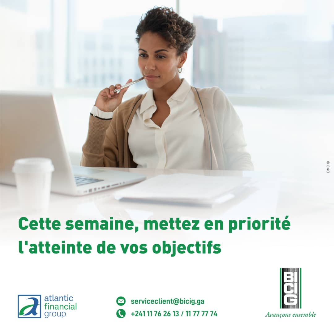 La BICIG vous souhaite un bon début de semaine.
Notre objectif : Vous accompagner dans la réalisation de vos projets en mettant à votre disposition notre savoir-faire.
Rendez-vous en agence ou contactez nous par :
Mail : serviceclient@bicig.ga
Tel : 011762613 / 011777774