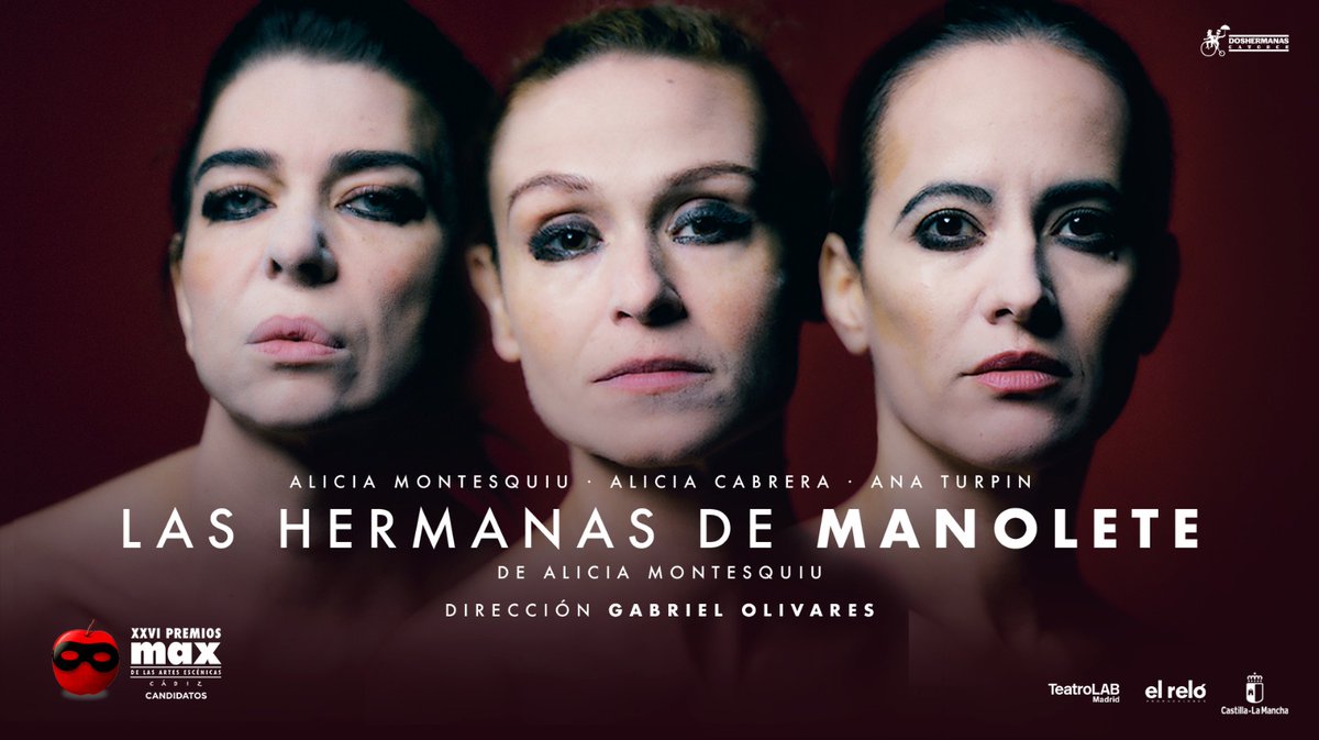 ¡Hola #Tenerife! 

#LasHermanasDeManolete llegan los días 06 y 07 de abril al #teatroguimera

No te pierdas esta historia que lleva a la tragedia de varios seres: a un hombre considerado un dios, a un toro y a una actriz enamorada. 

🎟️bit.ly/3zeEbDK