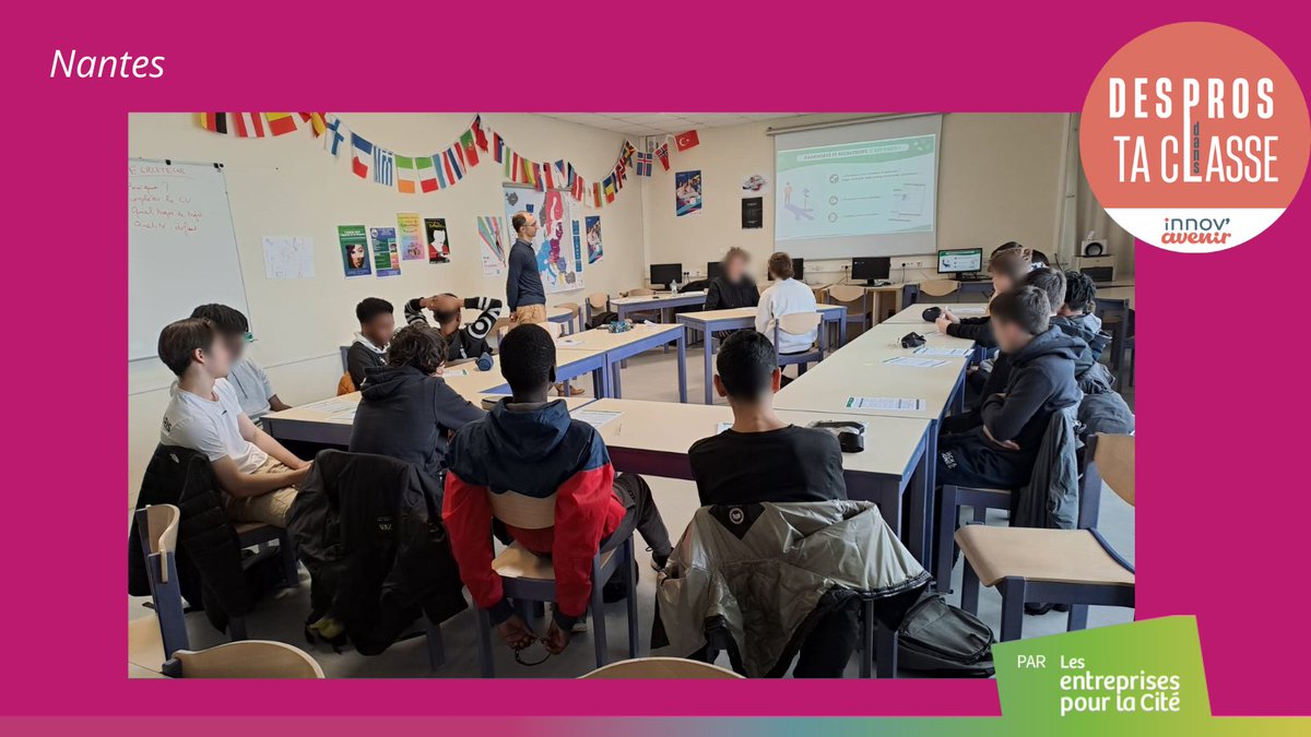 #DESPROSDANSTACLASSE Le 31.03, le binôme de pro  de Séverine BAUCHEREL et Jehan PRIEUR DU PERRAY
de <a href="/Cegelec/">Cegelec</a> a intervenu auprès de trois classes de 2nd pro énergie autour des #codes de la communication📷