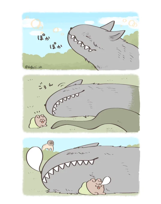 お昼寝🐕🐍 