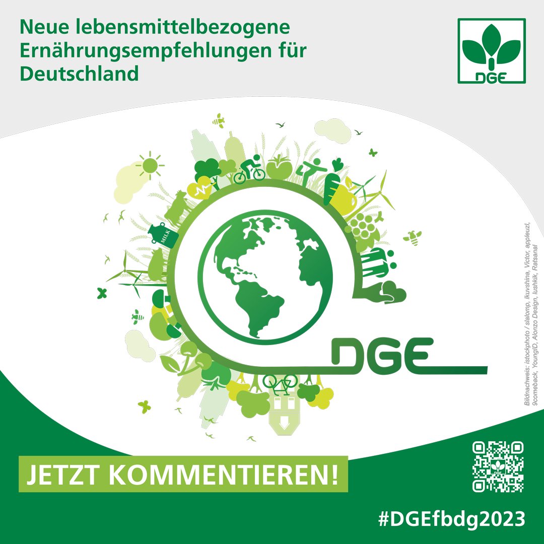 Neue #Ernährungsempfehlungen für Deutschland: "... die Ableitung erfolgt nun mittels eines mathematischen Optierungsmodells ...“, erläutert Dr. Johanna Conrad, Leiterin DGE-Referat Wissenschaft. dge.de/presse/pm/dge-… #DGEfbdg2023 #10Regeln #Konsultationsprozess