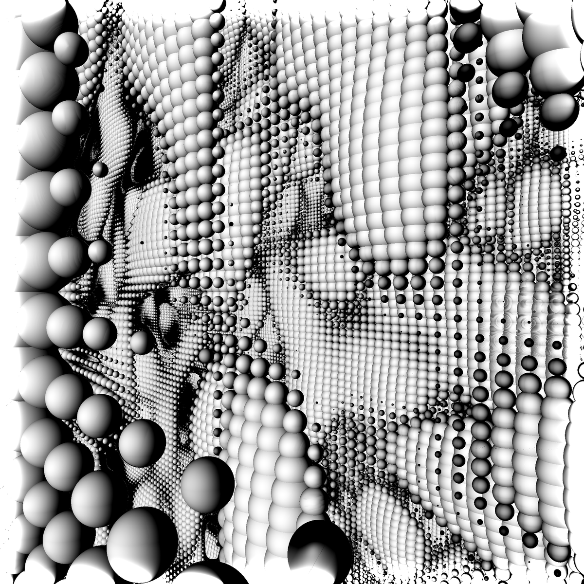 Added some lighting, materials and post fx 

#tezos #generativeart #wip #shaders