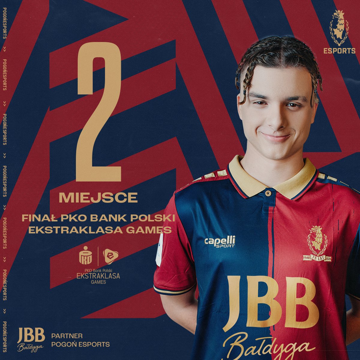 ❗️ Szymon "Blachu" Błachowiak wicemistrzem Polski FIFA23! 🥈

Nasz reprezentant po zwycięstwie w grupie oraz półfinale musiał uznać wyższość <a href="/Riptorek/">Kamil Soszyński</a> w ścisłym finale rozgrywek.

Gratulacje, <a href="/BlachuFIFA/">Blachu_</a>! 🤜🤛