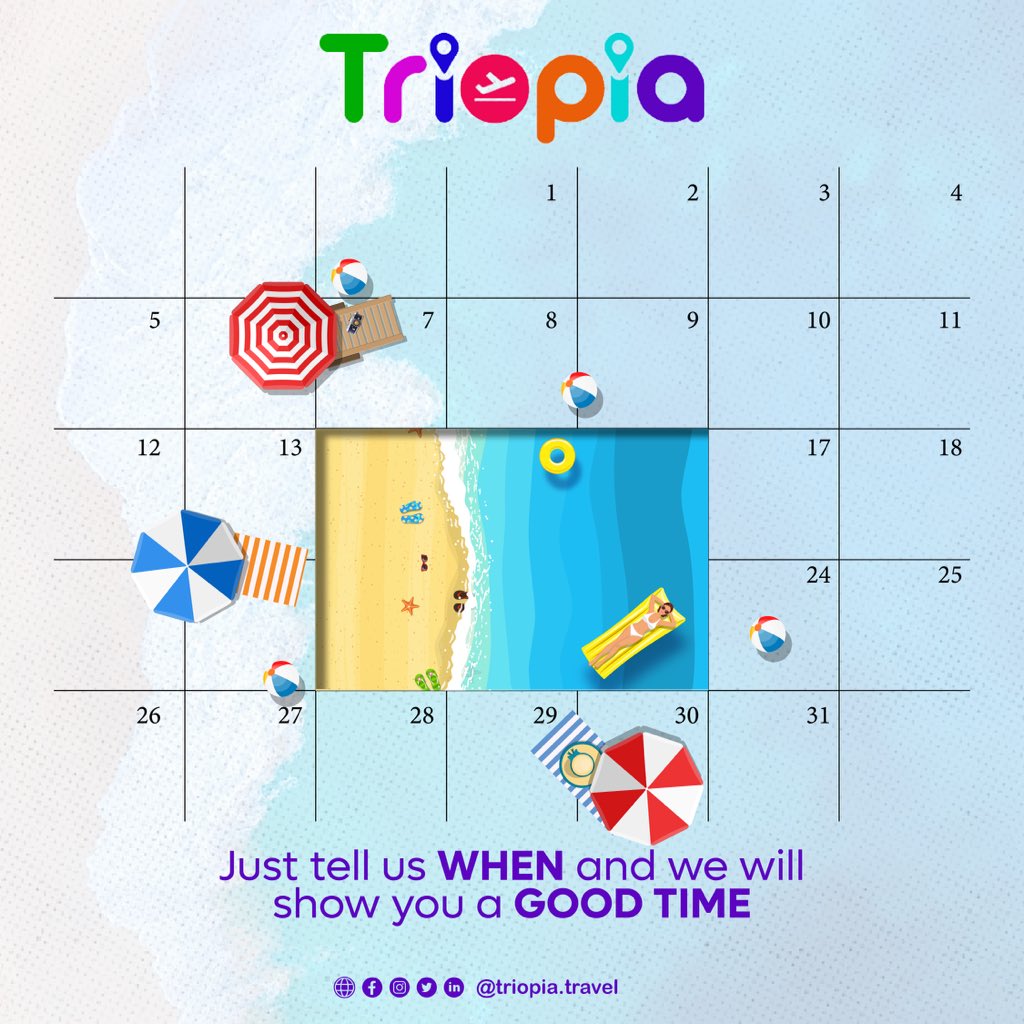 No such thing as the wrong day for a trip of a lifetime!

Book Now On Triopia.travel 

#Triopia #Triopiatour #travelwithtriopia #travelagent #travel #travelgram #travelagency #vacation
#travelblogger #traveltheworld #traveladvisor #travelling #instatravel #wanderlust