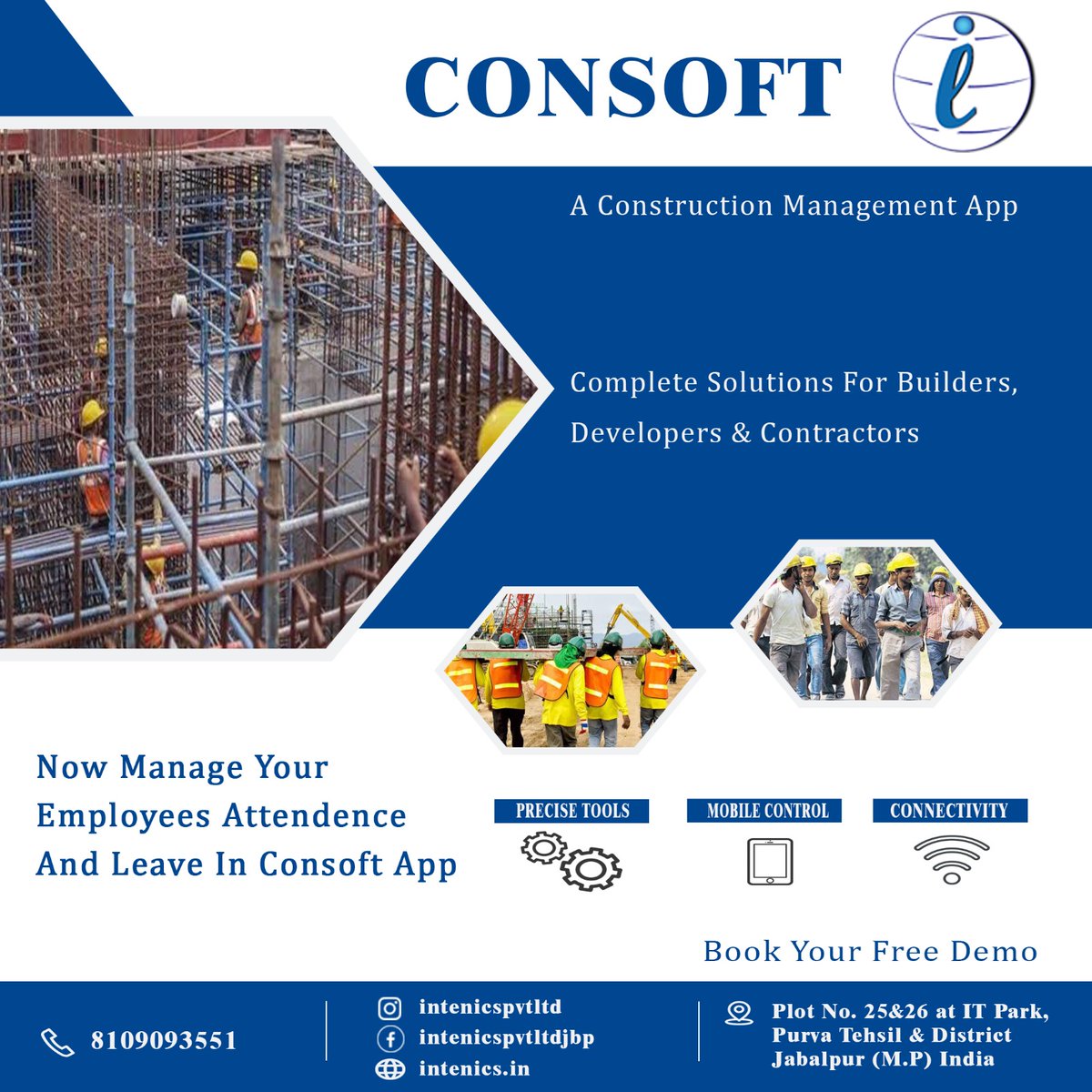 intenicspvtltd's tweet image. You may view daily attendance and leave information, and site person can ask for leave that you can accept or reject
Feel Free To Contact us on +918109093551
#consoft
#builerssoftware
#developersoftware
#contractorsoftware
#managementsoftware
#ConstructionSoftware