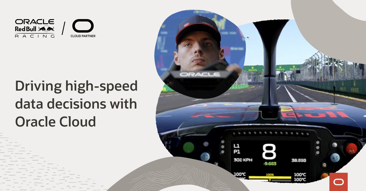DavidAIBigdata's tweet photo. Think you can beat Max Verstappen or Sergio Pérez of @RedBullRacing in a virtual race? 🏎 Now you can see performance insights with the same real-time #OCI dashboards @RedBullRacingES uses: https://t.co/Zy3gADVzrj https://t.co/b3mOamQbAE