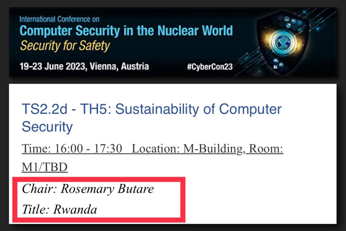 Having contributed in the initial consultancy meeting that proposed potential topics, key themes and outcomes of this conference, I feel honored by the IAEA to chair the session that will discuss the lifecycle management of computer security within facilities and functions (1/2)