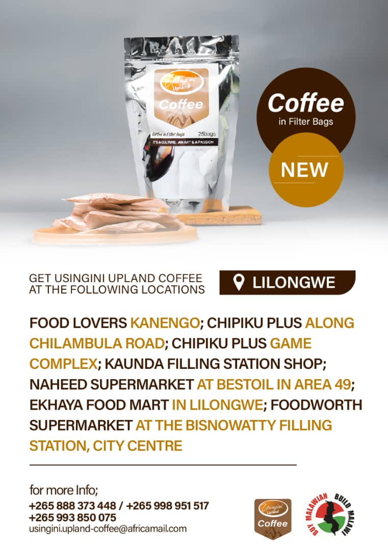 Usingini Upland Coffee bags now available in leading supermarkets country wide.#buymalawian #buildmalawi  #usinginiuplandcoffee #ChipikuPlus #ekhayafarmfoods