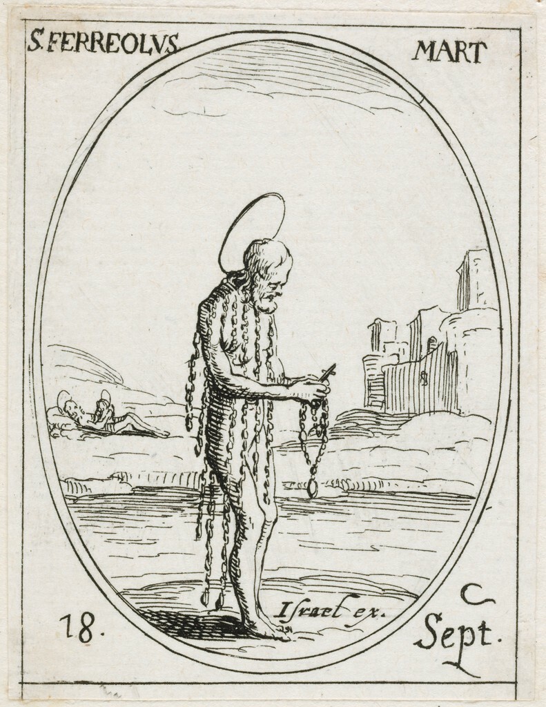 ham_prints's tweet photo. Jacques Callot, Saint Ferreolus, 17th century #jacquescallot https://t.co/jhcGxC6csH https://t.co/ol6QaSH8qg