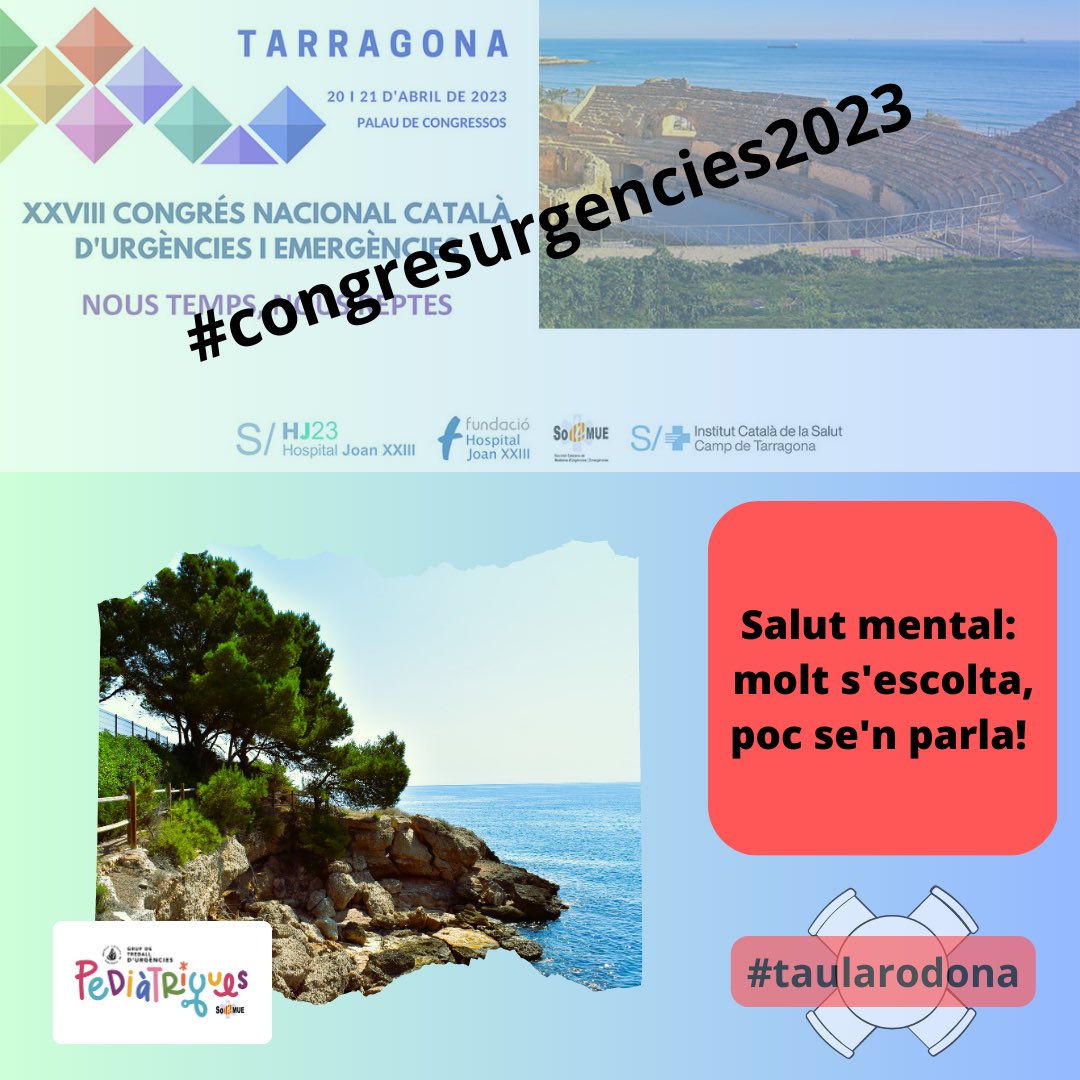 SoCMUE (@socmue) on Twitter photo Bon dilluns! Comencem la setmana!
Queden 1️⃣7️⃣ dies per al #congresurgencies2023 #socmue on dedicarem una #taularodona a #salutmental
organitzada per #pediatriquesocmue
➕ℹ️ socmue.cat
US HI ESPEREM‼️
#tarragona <a href="/hjoan23/">Hospital Universitari Joan XXIII</a> #noustempsnousreptes Bon dilluns! Comencem la setmana!
Queden 1️⃣7️⃣ dies per al #congresurgencies2023 #socmue on dedicarem una #taularodona a #salutmental
organitzada per #pediatriquesocmue
➕ℹ️ socmue.cat
US HI ESPEREM‼️
#tarragona <a href="/hjoan23/">Hospital Universitari Joan XXIII</a> #noustempsnousreptes