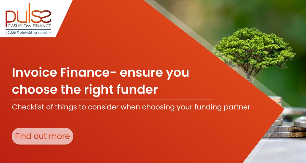 pulsefinanceltd's tweet image. We have put together a checklist of items to consider when choosing your #fundingpartner provider to help you get the most out of your #InvoiceFinance arrangement 📋 🚀

pulsecashflow.com/news/blog/Invo…