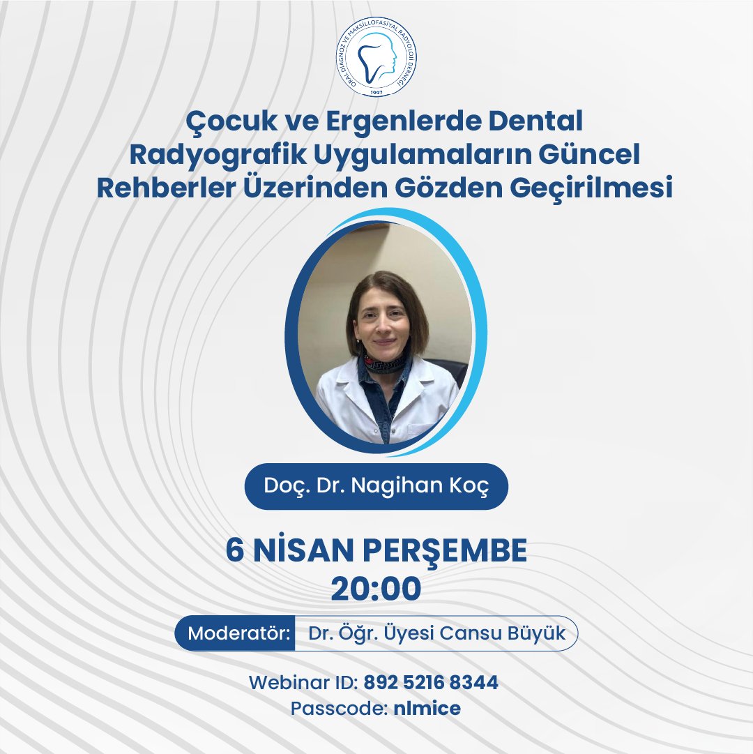 odmfr_der's tweet photo. Oral Diagnoz ve Maksillofasiyal Radyoloji Derneği, webinarlarına devam ediyor.
#odmfr #dişhekimliği #dişsağlığı #tomografi #oralradyoloji #maksillofasiyalradyoloji #dentalradyoloji #başboyunradyolojisi #oraldiagnoz #dentistry #dişhekimi #dişsağlığı #webinar #dentalradyografik https://t.co/sxkrtBlBGB