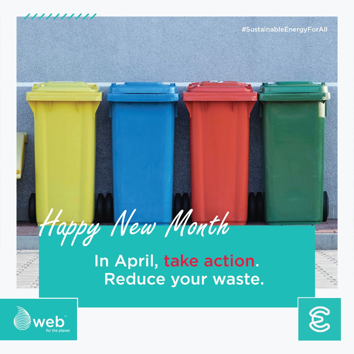 ElizabethWChege's tweet photo. April is here! 🥳🙌🏽
Be nice to the planet - reduce, reuse & recycle. ♻️
#SEForAll #StartAtZero https://t.co/nRetnSTWDB