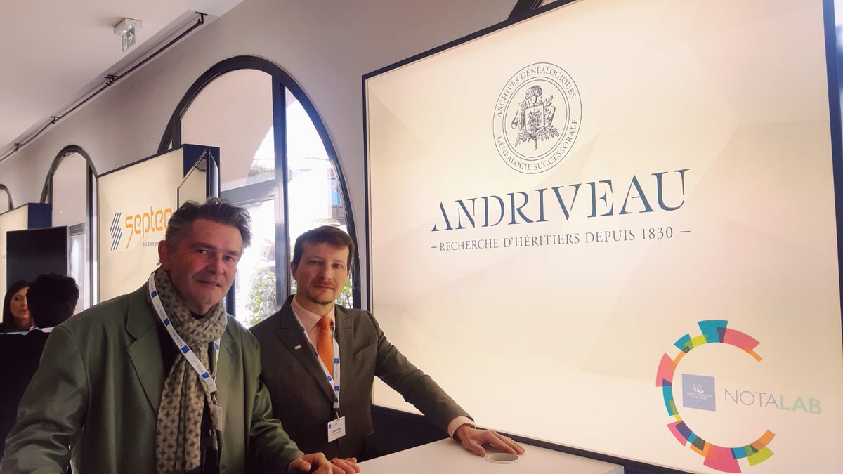 etude_andriveau's tweet photo. [EN DIRECT D'OPIO]
Venez rencontrer Jérémy Richard et Gilles Mathieu à #notalab. Ils sont prêts à vous accueillir.
#famille #patrimoine #entreprise #urbanisme #environnement #immobilier #notaires #formationcontinue #formation #notariat #genealogiste #genealogiesuccessorale https://t.co/xtY5x50BL1