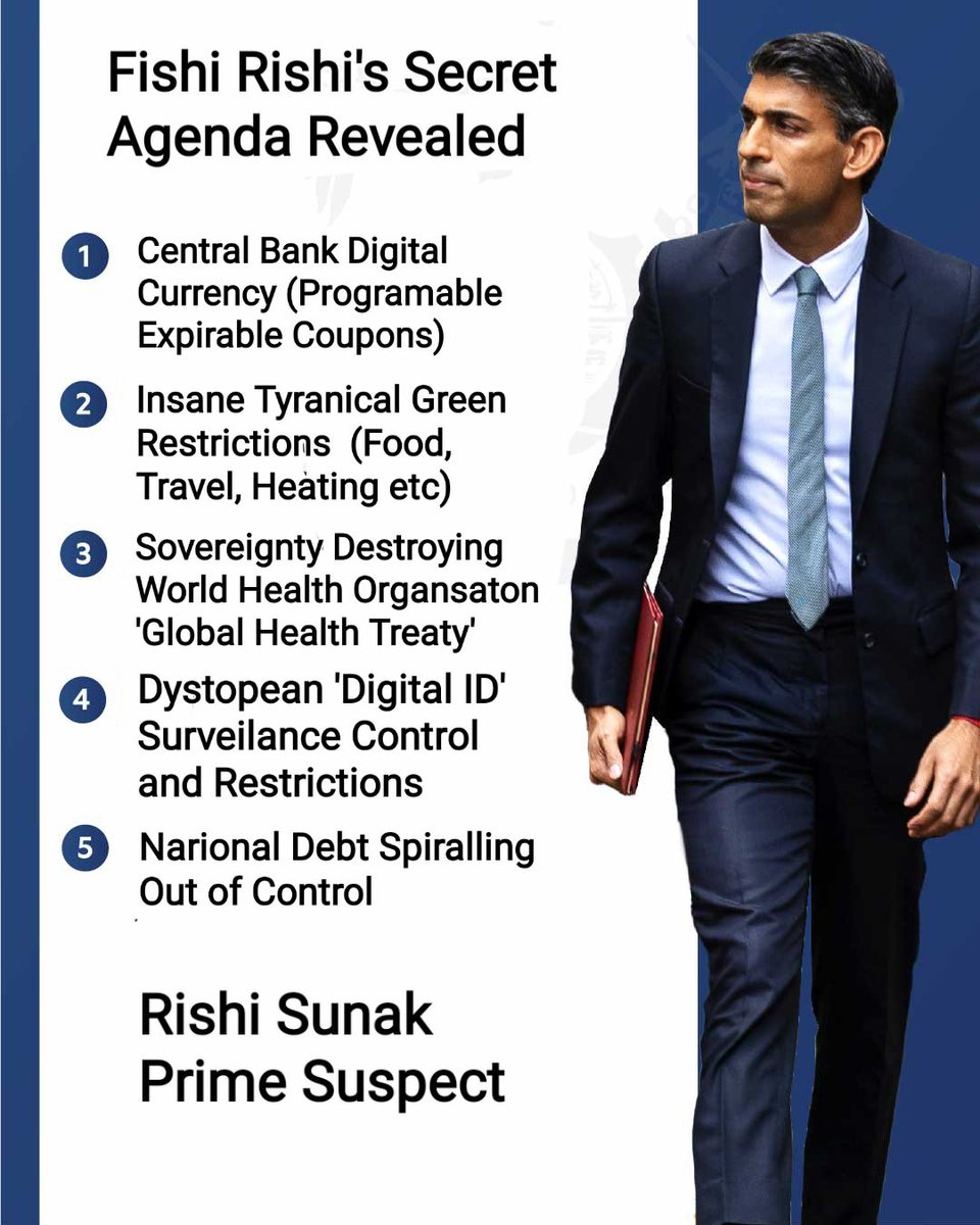 PaulAqua2's tweet photo. Fishi Rishi's (Not Very) Secret Agenda https://t.co/pK2Pm2rh2u