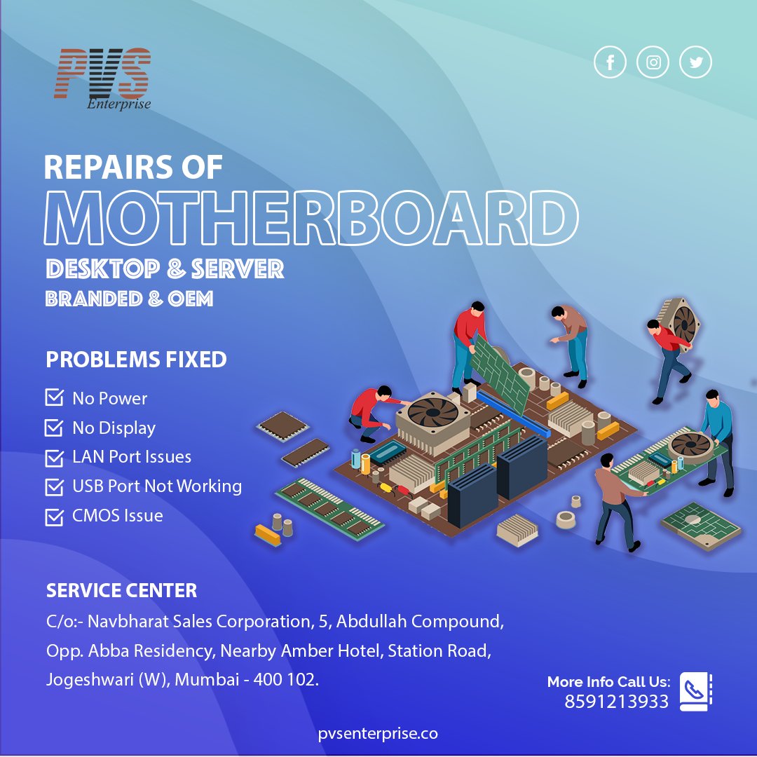 Professional repair services for all brands of MotherBoards.

#laptoprepairs #computerrepair #laptop #computer #services #datarecovery #pvs
#macbookrepair #macbookrepairs #motherboard #motherboardrepair #motherboards