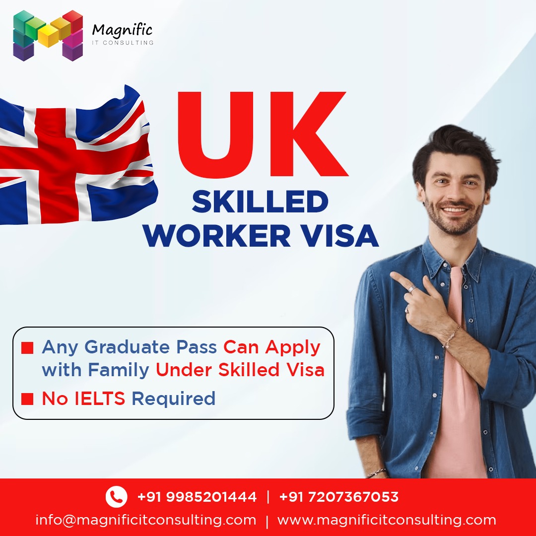 'Simplify your UK visa application process with us.

Our contact details: +917207367053, +919985201444
Email: info@magnificitconsulting.com
Website: magnificitconsulting.com

#UKWORKVISA #uk #workinuk #workvisawithsponsorship #ukvisa #workpermit #itprofessionals #visaconsultants