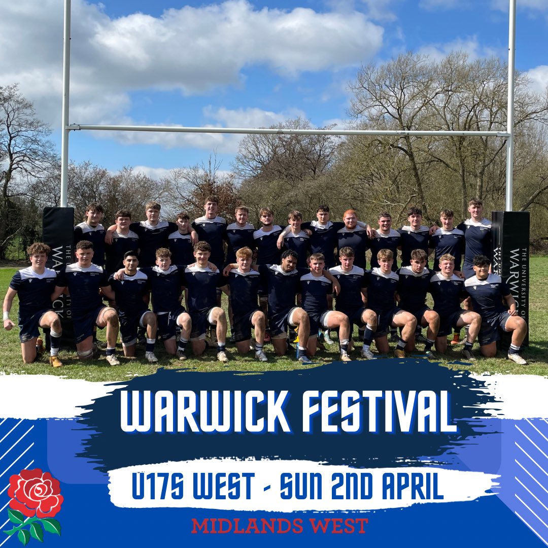midsrugbyacad's tweet photo. Congratulations also to our Central U17 and U16s teams and the West U17 who also represented Midlands Academy at Warwick Festival over the weekend. 

A brilliant weekend of great rugby, well done to all that participated!! https://t.co/N2XFPXD0TJ
