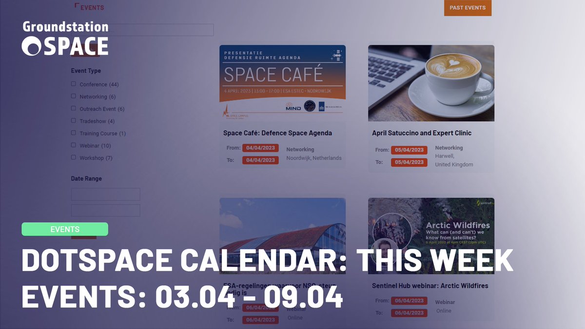 The next day, April Satuccino and Expert Clinic networking event will be hosted by Satellite Applications Catapult:
groundstation.space/event/april-sa…

2/4