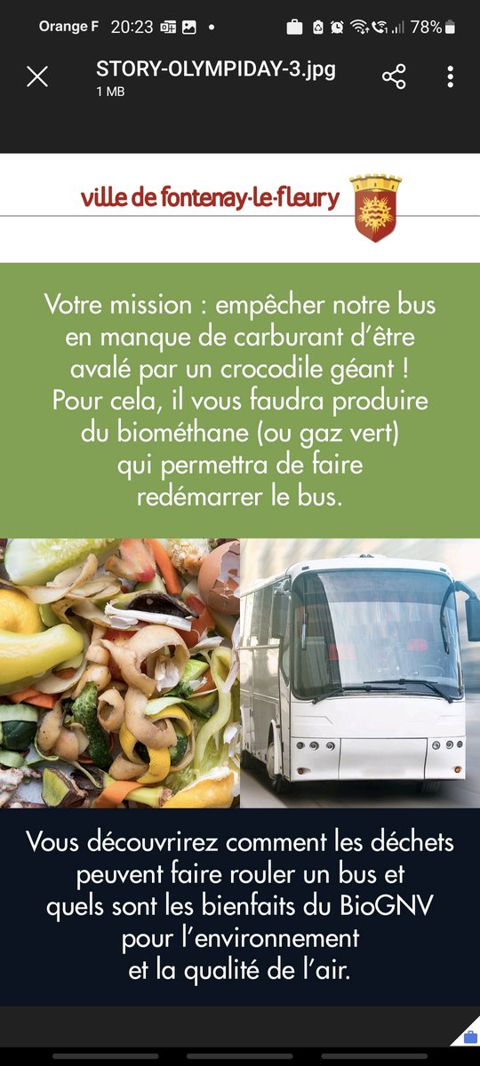 Sports et #TransitionEcologique à l'honneur à la journée #Olympiday du 1 avril organisée par #FontenayleFleury. Venez rencontrer des sportifs et découvrir l'escape game Bus #BioGNV une animation ludique #GRDF pour les grands et les petits 😀
eur01.safelinks.protection.outlook.com/?url=https%3A%…