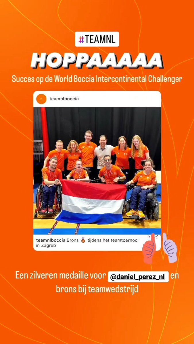Weer thuis! Het was een top week!

My hashtag:
#sport #Boccia #proactivelife #TeamNL #Paralympics #paralympich #oranje #teamnlparalympich #winnaar #motivation #disabilitysport #doitwithlove #domore #makingmemories