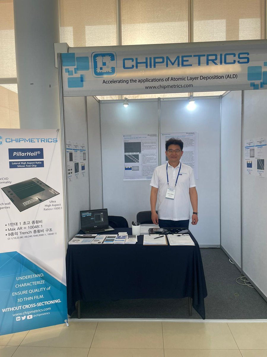 #ASD2023 visitors. Please, visit in the Chipmetrics booth and take part to a unique ASD test chip assessment survey.
Mr James Song is waiting for you.
