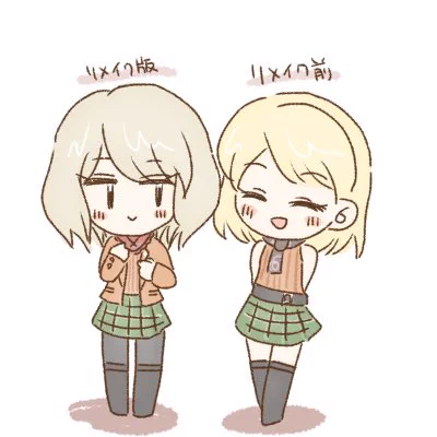 バイオ4のアシュリーちゃんはリメイク前のが好みだったけど、動いてるの見るとリメイク版もいいなと思いました。 