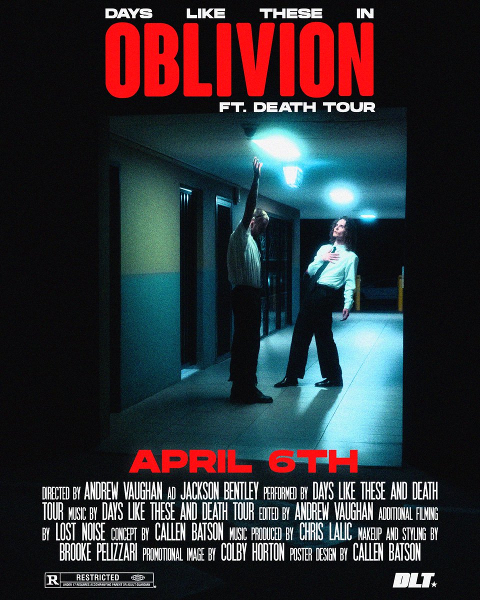 daysliketheseau's tweet photo. The second single from our forthcoming EP will be available this Thursday. 

Presave ‘Oblivion’ (ft. @DEATHTOUR1) via the #linkinbio https://t.co/oBKFjGpQwK