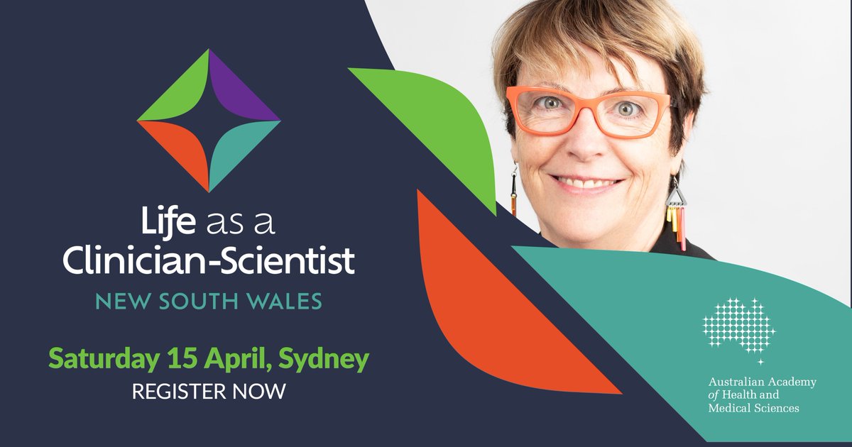 AAHMS_health's tweet photo. #AAHMSFellow Professor Cheryl Jones of @syd_health &amp; @SCHNkids will be one of our speakers at the 15 April Life as a Clinician-Scientist event in Sydney. She specialises in paediatric infectious diseases. Register now -tickets are free but limited! https://t.co/SkhzBWLrFK https://t.co/80t230eEvF