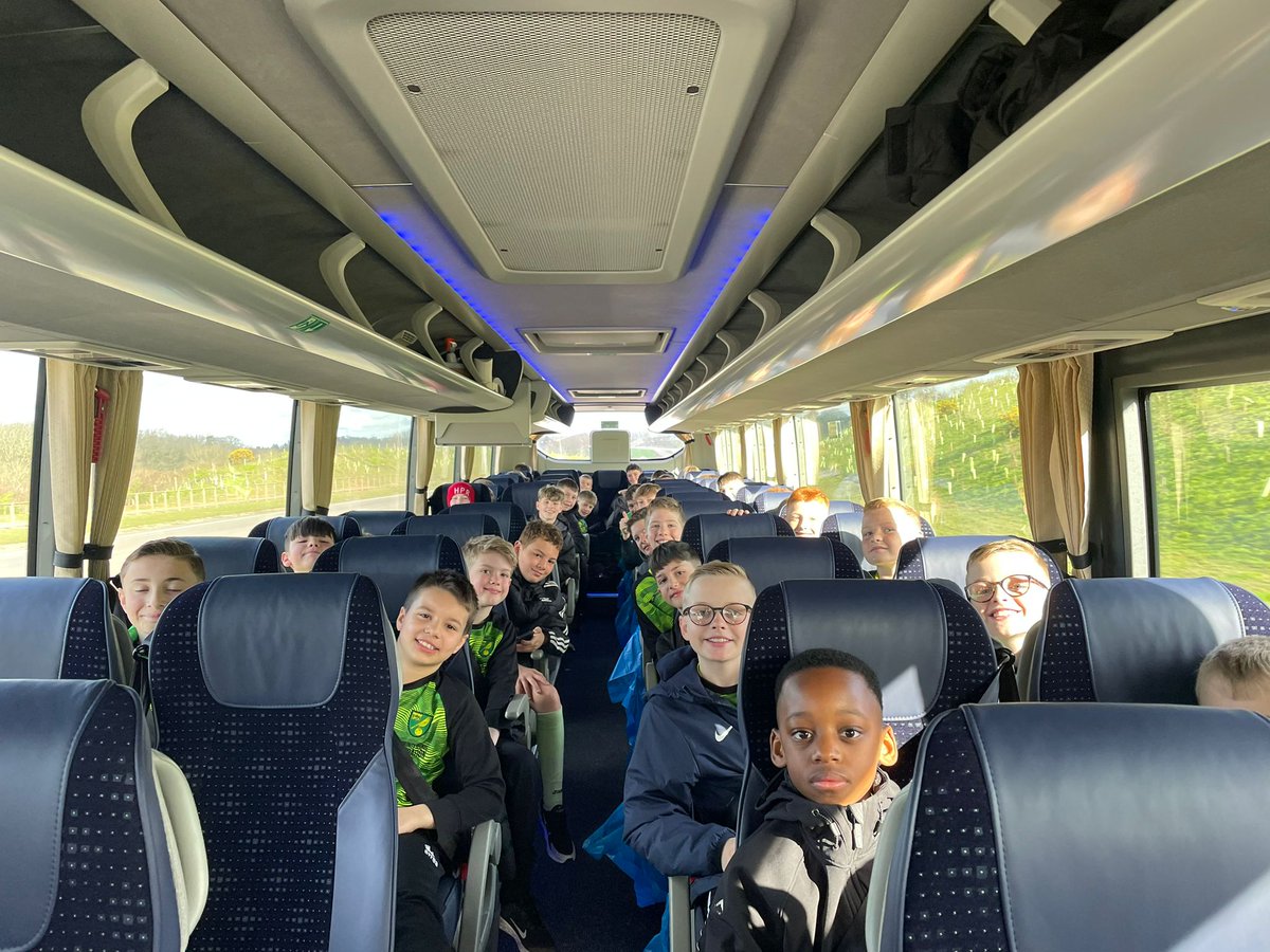 CSFFootballEd's tweet photo. TOUR | We're on our way! The coaches have left @TheNestCSF. Next stop Bournemouth! https://t.co/un9aoYJelH