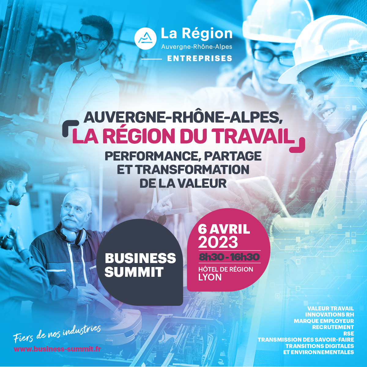 J-2 avant le Business Summit ! Organisée par @AURAEntreprises, cette journée met en perspective les grandes transformations du monde du #travail et permet aux #entreprises d’obtenir pistes de réflexions et solutions.
👉 business-summit.fr
<a href="/CCI_ARA/">CCI Auvergne-Rhône-Alpes</a>
#recrutement #RH #emploi