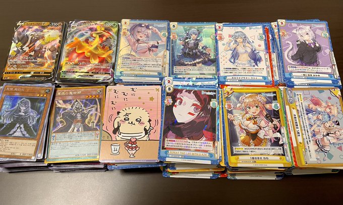 【遊戯王、ポケカ、リバース、ヴァイスプレゼント企画】◯内容いろんなパックを剥いた後のカードたち約1200枚◯応募方法リツ