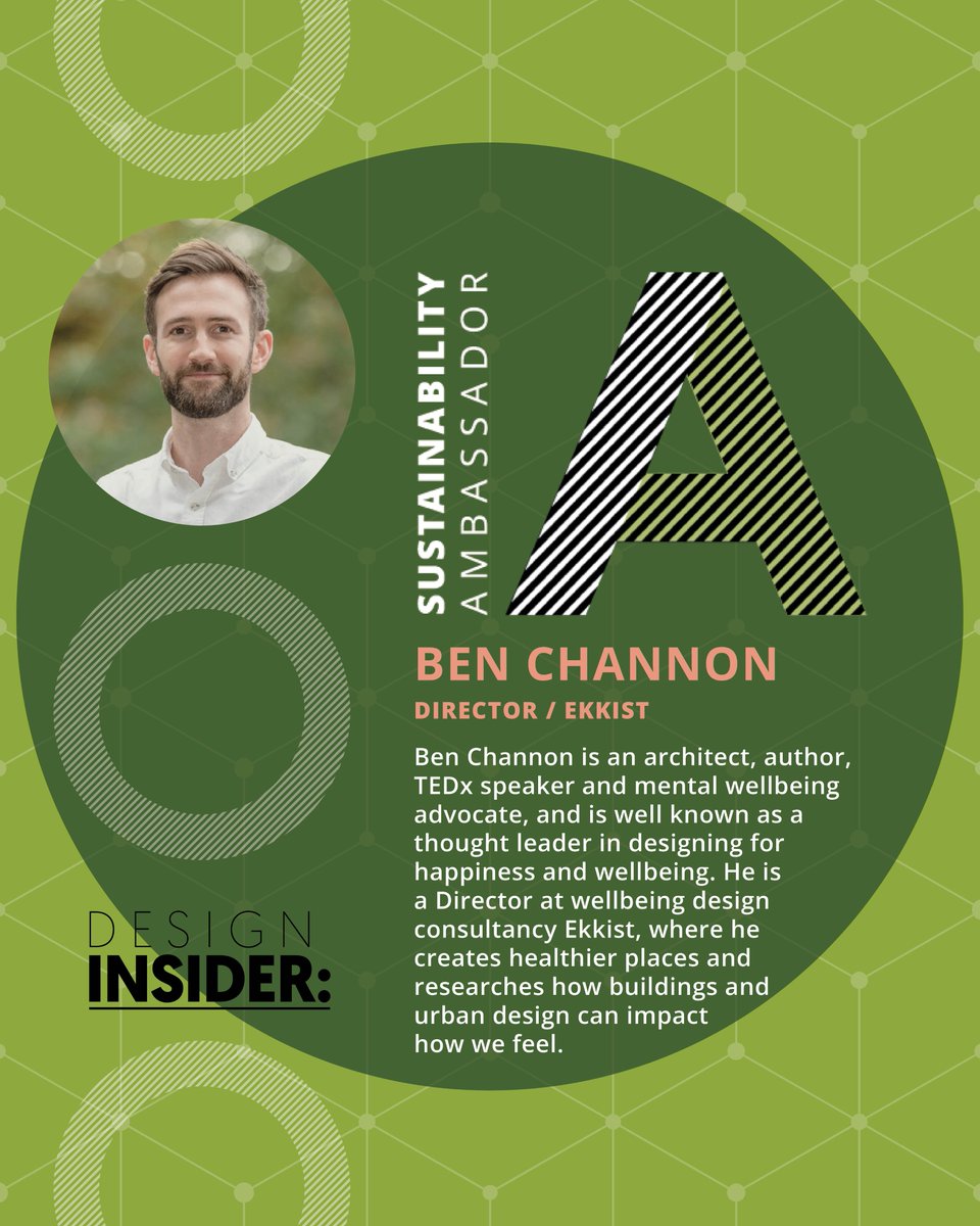 I'm delighted and honoured to be able to share that I've been asked to become one of <a href="/DesignInsider1/">Design Insider</a>'s Sustainability Ambassadors!

Excited to continue my mission of changing our industry for the better, helping people create healthier places and redefining 'sustainability'.