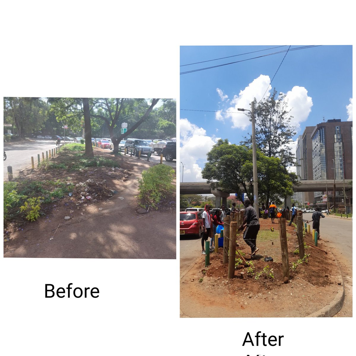 Nairobi must work.
Let us try and do the little we can to make Nairobi a dream city. The Green City under the sun

This is University of Nairobi <a href="/uonbi/">University of Nairobi</a> Environmental Club's project of faceliftling &amp; putting a climate change art of 1.5°C at Nyerere gardens #ActOnClimate #Nairobi